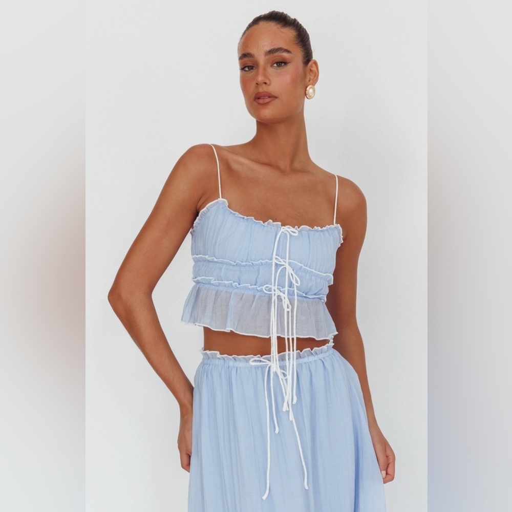 Indikah Cloud Blue Maidens Tail one Piece